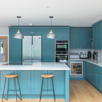 New Green Shaker Kitchen