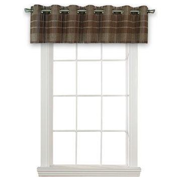 Bamboo Wood Valance With Grommets, 72"x12"
