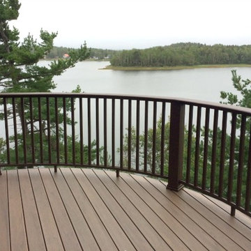 Screened Porch with Composite Decking