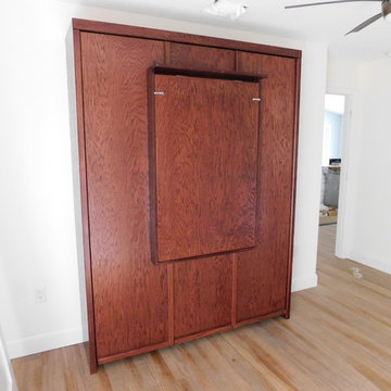Savona Style Murphy Wall Bed with Attached Fold Down Table / Desk