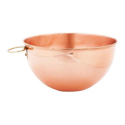 Old Dutch Solid Copper Mixing Bowl - Mixing Bowls