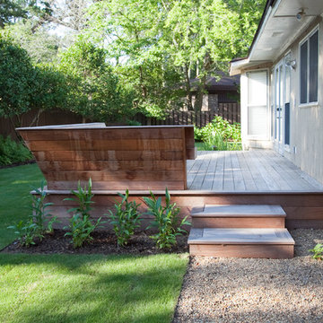 backyard custom deck