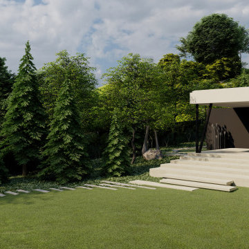 Частный современный сад/Private contemporary garden
