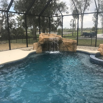 Pool Cave Grotto & Waterfall