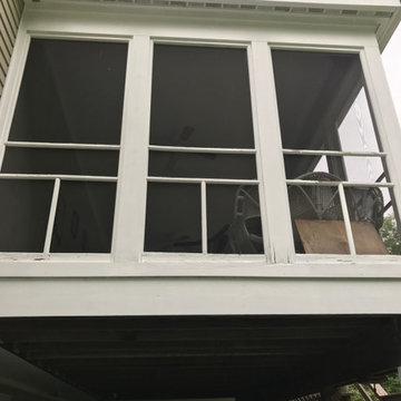 Reconstruction of an old screen Porch into a beautiful new 4 Season Room