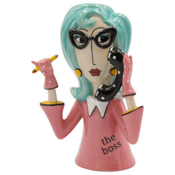 Dolly Mama "The Boss Lady" Small Vase