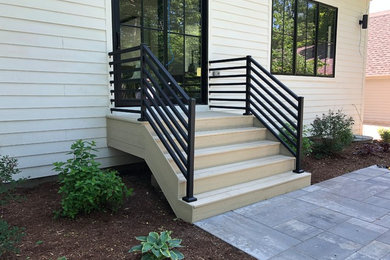 Inspiration for a modern deck remodel in Chicago