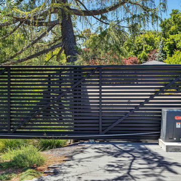 Custom Automatic Cantilever Gate Installation in Los Altos Hills