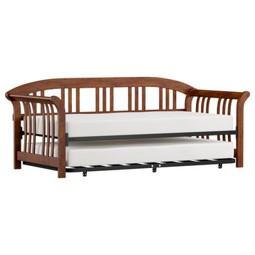Hillsdale Dorchester Twin Wood Daybed With Twin Roll Out Trundle