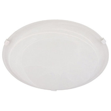 Capital Ceiling 3-Light Ceiling Fixture, White Faux Alabaster Glass