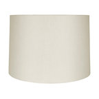 15-Inch Sheer Elegance Organza Drum Shade, Gold - Contemporary - Lamp ...