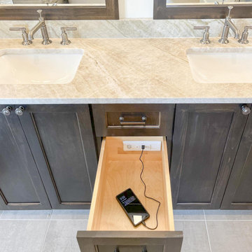 Bathroom Vanity In-Drawer Outlets | Powered Styling & Organizing Solutions