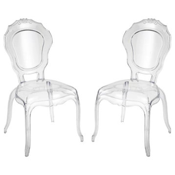 Queen Armless Dining Chair, Set of 4