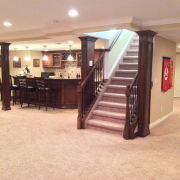 Oakland Twp Traditional Finished Basement
