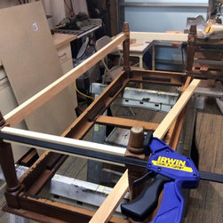 From Coffee Table To Bench for $40 - Upholstered Benches