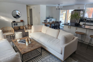 Example of a trendy living room design in Other