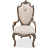 AICO Michael Amini Villa di Como Arm Chair, Heritage, Set of 2