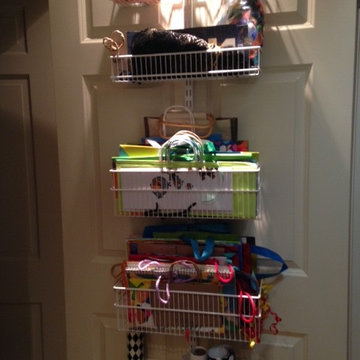 Winter storage/craft center (hall closet)