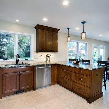 Open floorplan kitchen removed collisions