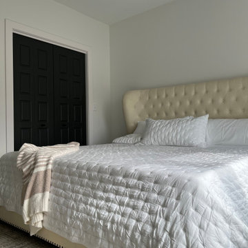 Black and Gold Basement Remodel