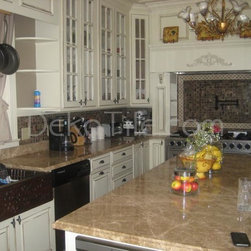 Emperador Dark Basketweave - Kitchen Backsplash - Tile