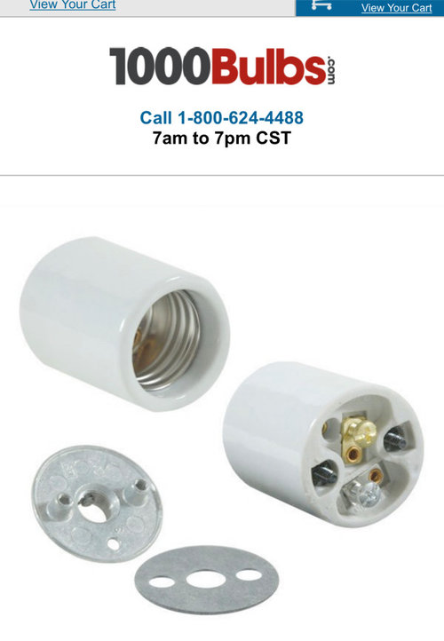 Change light fixture from fluorescent to standard