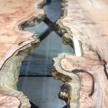 New Big Leaf Maple River Table 2018