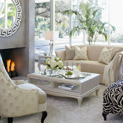 Michael Amini After Eight Living Room Collection - Products