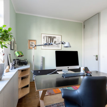 Arbeitszimmer aus Beton