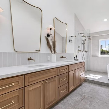Midcentury meets Classic Revival