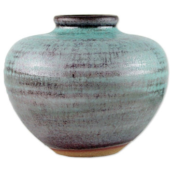 Seaward Sand Ceramic Bud Vase, Thailand