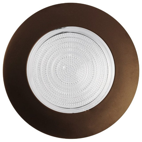 NICOR 6" Recessed Fresnel Shower Trim, Oil-Rubbed Bronze