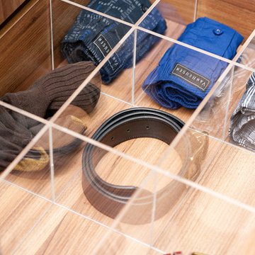 Acrylic Hosiery / Drawer Insert | SpaceManager Closets