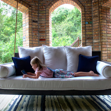 Outdoor Custom Twin or Crib Mattress Bed Porch Swing Daybeds