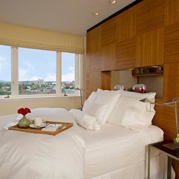 Cambridge MA High Rise Condo Master Bedroom