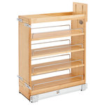 Rev-A-Shelf - Wood Base Cabinet Pull Out Organizer With Soft Close, 8.75" - If you're tired of cluttered, unorganized and hard to access cabinets, then look no further than Rev-A-Shelf's pullout shelving system. This innovative series of pull-out organizers are available in a variety of sizes (depth, height and width) and are available in a variety of style to accommodate any type of kitchen.  From baking sheets, spices, cutting boards, utensils and even knife organization.  No kitchen is complete without one of these organizers and it will change how you use your kitchen.  All units require a full-height cabinet (where no drawer is above) and cabinet door must attach to gain the full features of the unit.