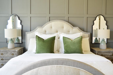 Inspiration for a transitional bedroom remodel in Dallas