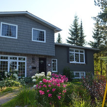 Split-level exterior