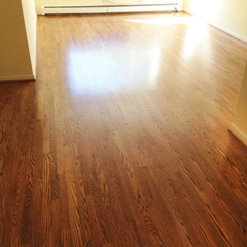 Red Oak Wood Floors with Early American Stain
