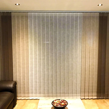 Cortinas verticales para salón