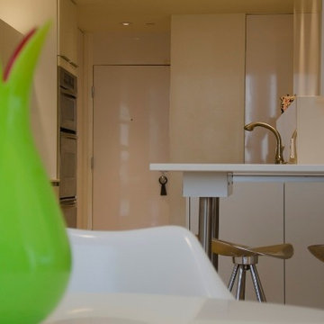 Galleria, high-rise Poggenpohl kitchen renovation in the Four Leaf Towers