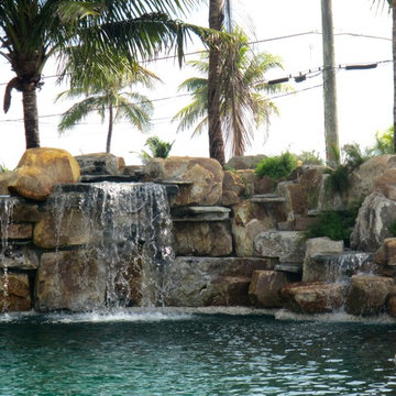 Pool waterfall