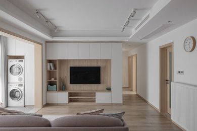 Inspiration for a living room remodel in Other
