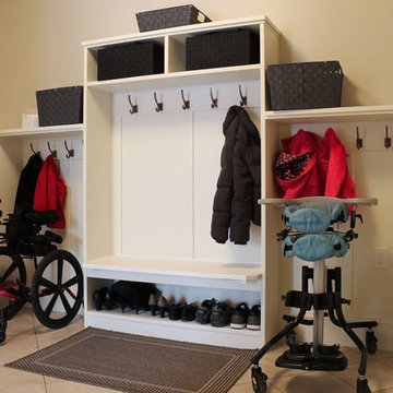 Barrier Free Mudroom