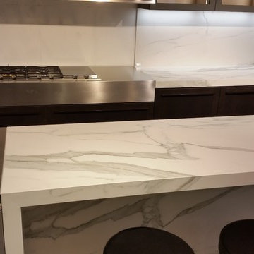 Scavolini Showroom - Estatuario Sintered Stone 12mm Honed