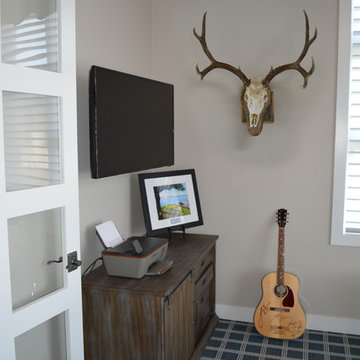 Rustic Office with Contemporary Touches