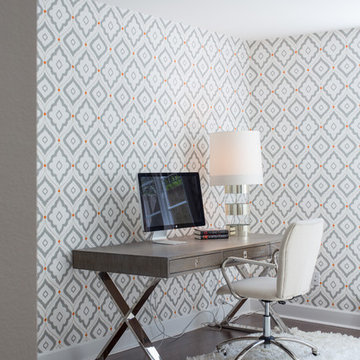 Customized Transitional Home Office