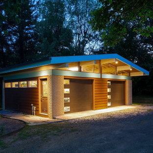 75+ Freistehende Mid-Century Garagen Ideen & Bilder - Mai 2021 | Houzz DE