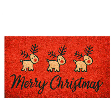 Calloway Mills Merry Christmas Deer Doormat, 24x36