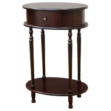 Oval End table